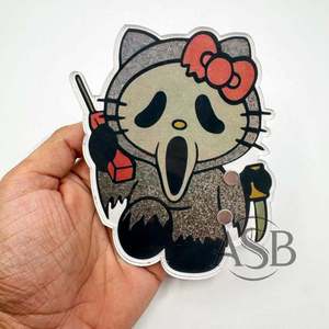 Halloween Custom Logo Acrylic Eyelash Tiles <b>Magnets</b> Tweezers Sustainable Design Custom Scream Boo Horror Square Butterfly Flower - Product Image 5