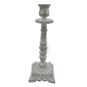 Ensemble de 3 bougeoirs en aluminium couleur or en laiton fumé pour le salon et la décoration de mariage faits à la main en vrac - Product Image 2