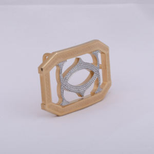 Cinturón para hombre Hebilla personalizada Estilo de diseño loco a mano en plata de ley 925 Moissinatie Diamante Estilo hip hop Hebilla de lujo - Product Image 2