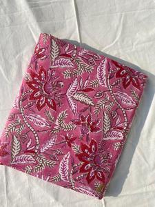 Breathable Hand Block Printed 100%Cotton Fabric Handcrafted Jaipur Heritage Traditional Eco Friendly Block Print Cotton Fabric - Product Image 5
