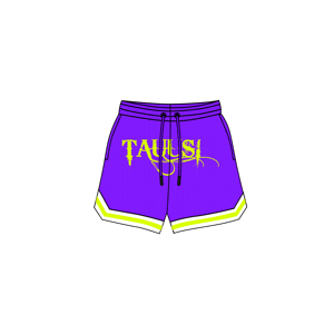 High Street Custom Logo Double Layer Mid Waist Gym Mesh <b>Shorts</b> Fashionable Powerlifting Sports Solid Pattern <b>Knee</b> <b>Length</b> Plain - Product Image 3