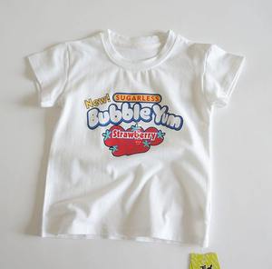 Alta calidad niños 100% algodón venta al por mayor personalizado Casual verano impresión Camisetas cuello redondo algodón para niños niñas en Stock - Product Image 6