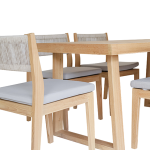 Ensembles de meubles de jardin en teck Kenzo, style minimaliste pour la décoration de la maison et des restaurants - Product Image 5