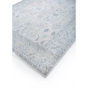 Erbe Hand Knotted Wool <b>Rugs</b> Grey Black <b>Boho</b> Style Rectangular Medallion Abstract for Home for Living Hallway-Model Lnlp-09 - Product Image 2