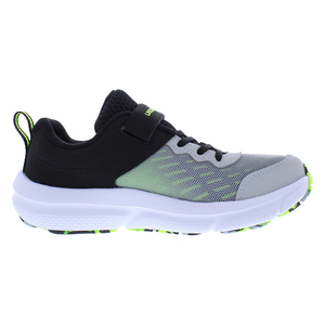 Scarpe Under Armour Assert 10 Alternate Closure PS per Ragazzi Colore: Grigio Mod/ Nero/Giallo Alta Visibilità 100% Autentiche - Product Image 3