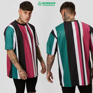 T-shirt à manches courtes pour homme, coupe ample, séchage rapide, en coton/fibre de bambou 230g, écologique et de haute qualité, pour commandes en gros - Product Image 2