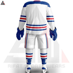 เครื่องแบบฮ็อกกี้น้ำแข็งขายดีใหม่ล่าสุดพร้อมโลโก้100% ออกแบบได้ตามต้องการจากโพลีเอสเตอร์ใหม่ล่าสุด - Product Image 3