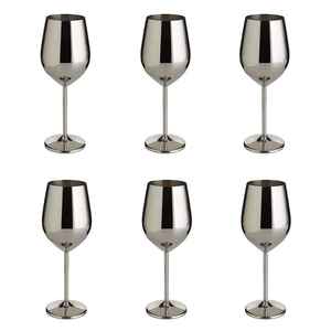 Verre à vin en acier inoxydable de qualité supérieure au design moderne, luxueux, fait à la main, incassable pour les barware, les verres à whisky, les fêtes - Product Image 1