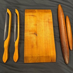 Tabla de cortar de madera de roble ecológica hecha a mano de alta demanda, bloque de cortar, peso ligero, fácil de limpiar, apto para lavavajillas, utensilios de cocina 100% - Product Image 1