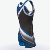 Nouveauté 2024 : Maillots de lutte personnalisés pour équipes de club, uniformes de boxe en spandex, avec logo numérique personnalisé, haute qualité