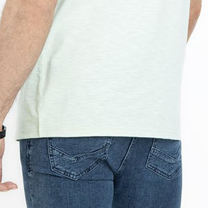 T-shirt vintage en coton à manches courtes pour hommes T-shirt en coton 120g/m2 en tissu lourd T-shirts en coton de haute qualité sur mesure - Product Image 6