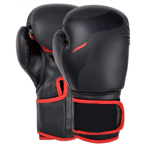 Último estilo Guantes de boxeo personalizados Diseño personalizado Entrenamiento de perforación Guantes de boxeo profesionales de cuero PU - Product Image 1