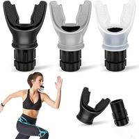 Dispositivo de Entrenamiento de Respiración Abdominal y Capacidad Pulmonar para Ejercicio Aeróbico Portátil de Silicona ABS Modelo 969 de HUIZHAO Premium