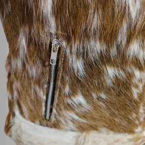 แจ็กเก็ตหนังแท้ระบายอากาศได้ดีสำหรับผู้หญิง2025ผ้าใบสไตล์ดีไซน์ล่าสุด - Product Image 3