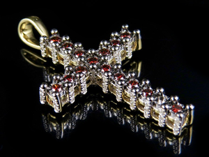 Trendy Christian Jesus VVS Round Cut Moissanite Diamond <b>Necklace</b> S925 <b>Silver</b> Hip Hop Jewelry Gift for Women - Product Image 2