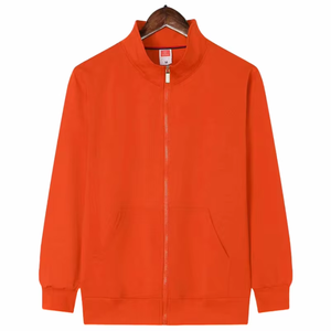 Sudadera de felpa con cremallera y logotipo personalizado, chaqueta deportiva de alta calidad, chaqueta de equipo informal de manga larga, Tops, envío directo y venta al por mayor - Product Image 1