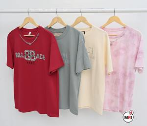 T-shirt d'été surdimensionné 100% coton pour femmes Qualité supérieure sur mesure Col rond Imprimé décontracté Confortable Long Respectueux de l'environnement - Product Image 2