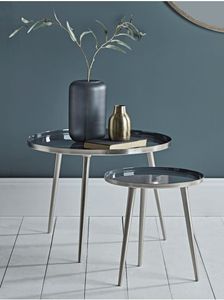 Mesa auxiliar moderna totalmente de hierro con tapa y base de mármol, colores y tamaños personalizados para uso doméstico a precio mayorista - Product Image 6