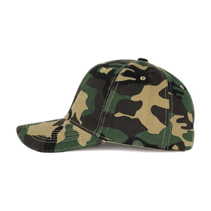 Casquettes de baseball de camouflage de chasse de taille réglable personnalisées en gros avec tissu en toile pour la pêche, les entraînements et les activités de plein air - Product Image 2