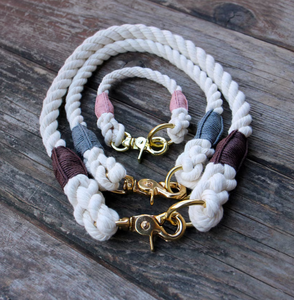 Natural Cotton <b>Dog</b> Collar for Special Day Pet Supplies Accessory Customized Colored Cotton Rope Handmade <b>Dog</b> <b>Leash</b> Pet <b>Leash</b> Set - Product Image 2