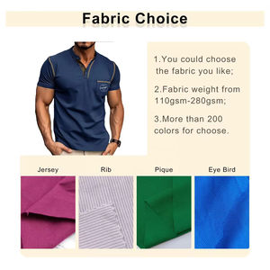 T-shirts pour hommes de haute qualité | T-shirt décontracté uni à col rond et boutons | T-shirt en coton doux avec logo personnalisé OEM pour hommes - Product Image 2