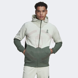 Sudadera con Capucha para Hombre, Personalizable con Logotipo, Invierno, Algodón Grueso, Ecológica, Transpirable, con Cierre de Cremallera y Costuras en Contraste, Nuevo Diseño 3D de Felpa - Product Image 1