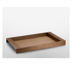 Plato de bandeja Rectangular de madera de acacia de estilo japonés para servir postres de té de frutas en el hogar o el hotel para fiestas - Product Image 4