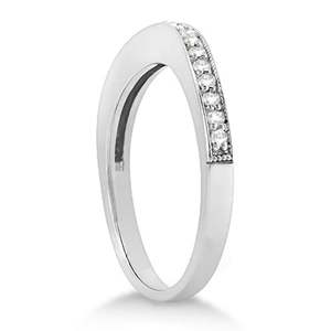 Conjunto de Joyería Fina de Oro Blanco de 14K con Diseño de Mariposa y Diamantes Redondos, Anillo de Compromiso de 0.96ct - Product Image 2