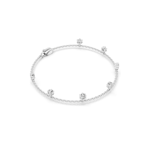 Bracelet délicat à coupe florale en diamant de laboratoire 0,77 CT, diamants CVD VVSVS EF, or 18 carats, 14 carats, 10 carats et argent 925 avec moissanite - Product Image 4