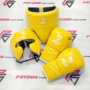 Set de Boxeo Naranja Personalizado de Pakistán, el Más Vendido, Precio Razonable al por Mayor, Kit de Sparring que Incluye Guantes, Protector de Cabeza y Protector Inguinal - Product Image 6