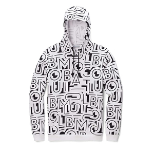 Vente chaude poids lourd à capuche Logo personnalisé 400 Gsm sweat à capuche court hommes USA taille 100% polyester sublimation sweats à capuche - Product Image 2