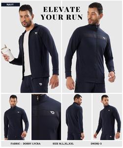 <b>Mens</b> Dobby <b>Lycra</b> Slim Fit Jacket (GSM 290) - Product Image 6