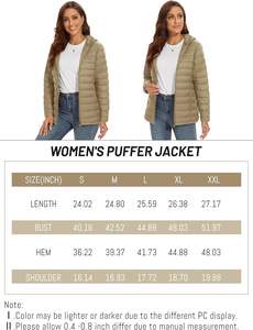 New Custom Made Premium Quality <b>Women's</b> Winter Puffer <b>Jacket</b> Plus Size Breathable Oversize Reversible Windproof - Product Image 6