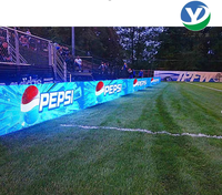 Control inalámbrico LED Estadio Publicidad Pantalla 3840Hz Frecuencia de actualización Efecto 3D Campo de béisbol Marcador Centros comerciales