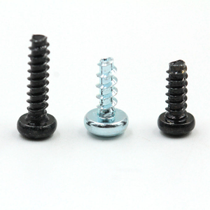 Vis métriques en acier au carbone, plaquées zinc noir, à tête fraisée complète, à tête fraisée partielle, à tête fraisée Phillips - Product Image 1