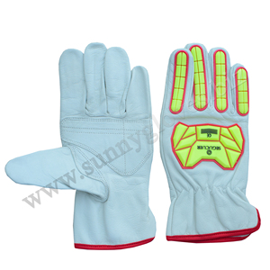 Mecánico de alta calidad, guante mecánico de servicio pesado, guante de aparejo, guantes de trabajo de patio transpirables antivibración - Product Image 2