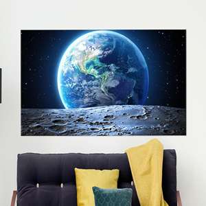 Superbe œuvre d'art imprimée sur toile - Décoration murale ciel étoilé, 1P : encadrée - Product Image 1