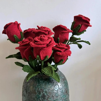 Fleurs artificielles au crochet faites à la main pour toujours cadeau à un ami parfait pour la décoration de la maison OEM fabriqué au Vietnam