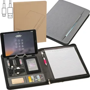 Customized A4 <b>File</b> <b>Folder</b> with Built-in Power Bank - Product Image 1