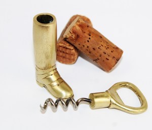 Ouvre-bouteille en métal à chaussures longues de conception créative et tire-bouchon pour les utilisations des fêtes de Noël - Product Image 2