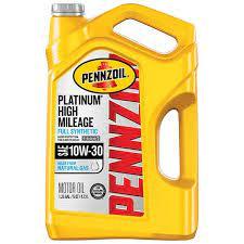 Pennzoil Platinum Full Synthetic 5 Quart 3-Pack High Mileage SAE <b>10W</b>-<b>30</b> Motor <b>Oil</b> for Automotive Lubrication - Product Image 3