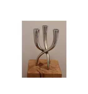 Trending High Selling Candle Stand Silver Plated Metal Candle Holder Home Hotel Villas and Wedding Decorative <b>Lighting</b> Supplies - Product Image 4