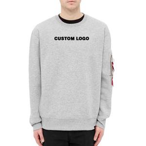 Men's Drop Shoulder <b>Fleece</b> 100% Cotton Embroidered Oversized Heavyweight Custom Crewneck <b>Sweatshirt</b> - Product Image 1