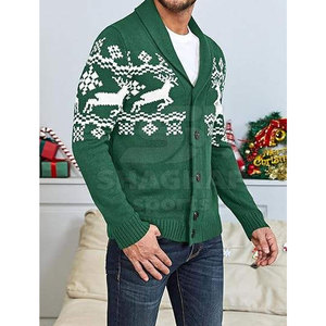 Cárdigan para hombre, ajuste cómodo, tejido suave, manga larga, ligero, informal, cárdigan para hombre, ropa sencilla y elegante - Product Image 3