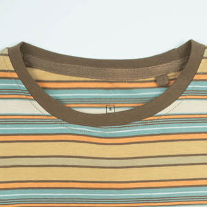 Top classement plaine coton lourd t-shirt impression personnalisée Logo col montant t-shirt qualité supérieure été mode hommes t-shirt - Product Image 2