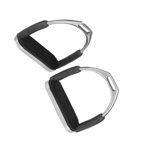 Recién llegado, estribos de equitación de acero inoxidable, agarre fuerte, ajuste cómodo ajustable, fabricante de exportación OEM - Product Image 1
