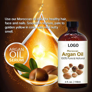 Suero profesional para el cuidado del cabello con aceite de argán de Marruecos para la reparación del cabello y la hidratación de la piel 100% Pure Hair Oil - Product Image 2