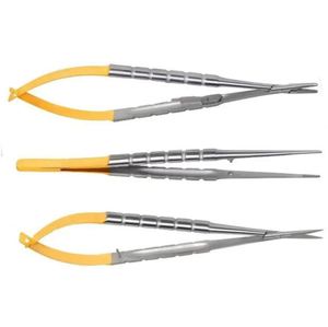 ที่ใส่เข็มขนาดเล็ก castroviejo ชุดละ14ซม. มีล็อคเครื่องมือผ่าตัดที่ใส่เข็มสแตนเลสแบบมืออาชีพ - Product Image 6