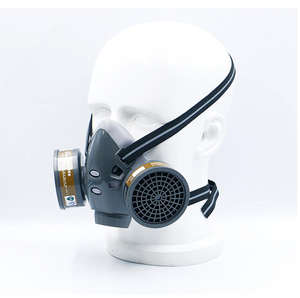 308 masker Respirator uap debu dan organik dengan filter yang dapat diganti dan dapat digunakan kembali - Product Image 4