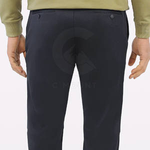 กางเกงผ้าฝ้ายแท้ชายเอวกลางน้ำหนักเบาสำหรับผู้ใหญ่ผ้าทนทานใส่สบายสีเข้มซักง่าย - Product Image 6